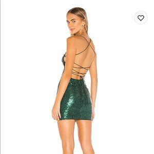 X REVOLVE Ginger Mini Dress - Green